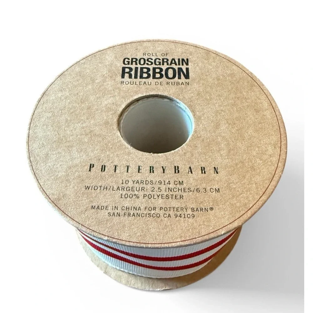 POTTERY BARN Grosgrain Ribbon 2.5